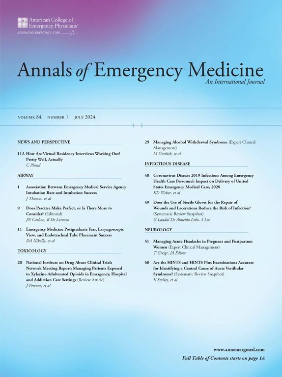 Annals of Emergency Medicine